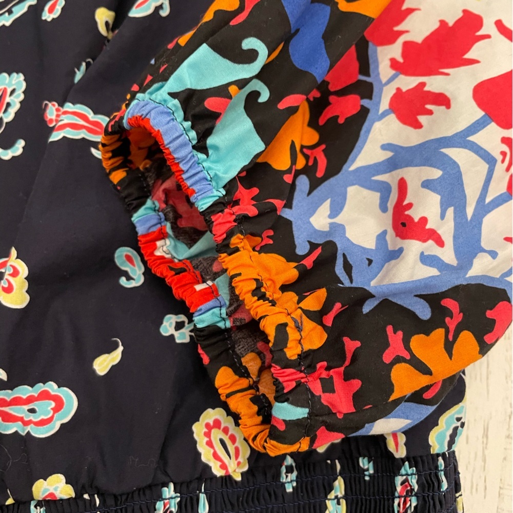 Anthropologie Women's Floral Print Chiffon Puff Sleeve Kayak Maxi Dress Size S - Picture 4 of 13